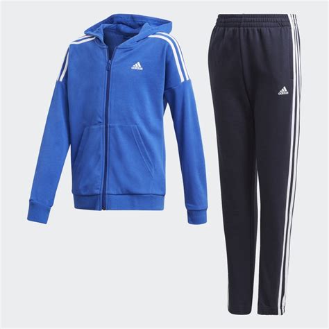 adidas trainingsanzug damen blau schwarz|Blaue Trainingsanzüge .